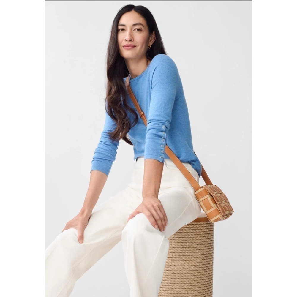 J MCLAUGHLIN JAMEY SWEATER STRETCH KNIT CLASSIC OFFICE CASUAL PREPPY MIN…